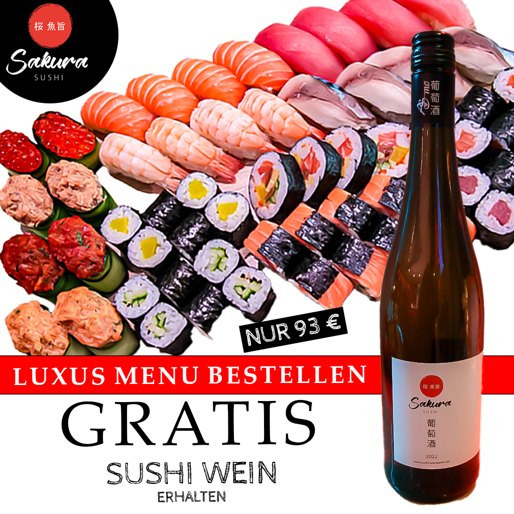 Luxus Sushi Menu